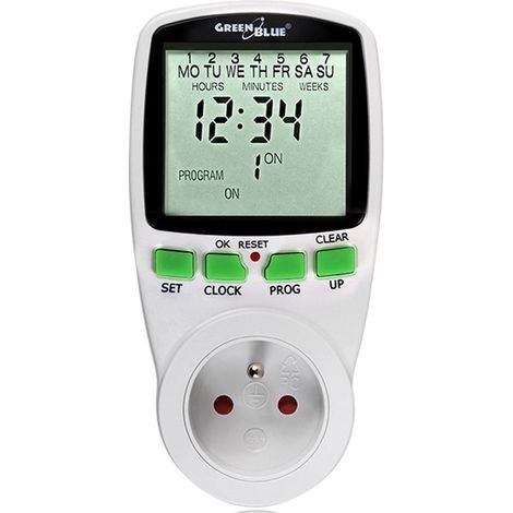 Programador digital - Temporizador - Semanal - 16 programas - Interior - Eléctrico (1/5)