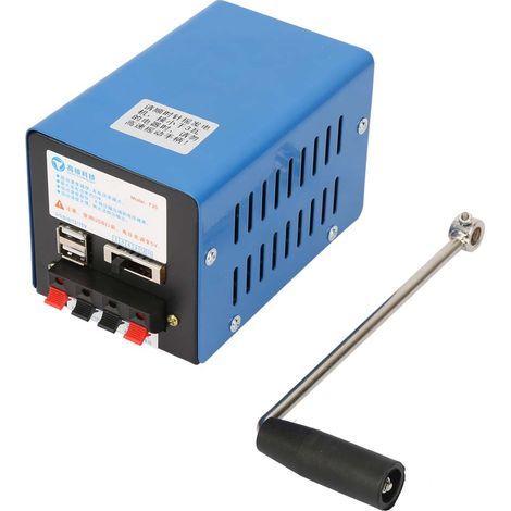 High Power Portable Hand Crank Charge Generator USB Emergency Dynamo (1/5)