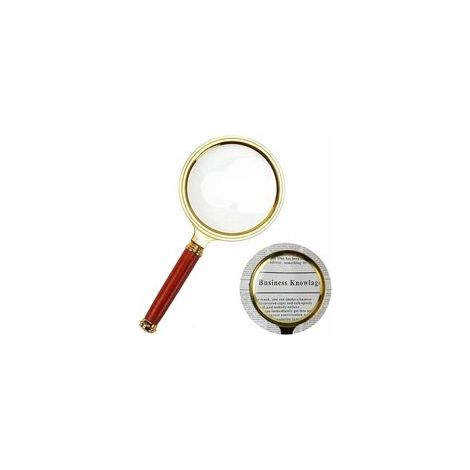 Loupe de lecture 10x Diamètre 80 mm Pour personnes âgées En métal Pour lire des livres, des journaux, des cartes, des insectes, des mots croisés, des gravures, des bijoux