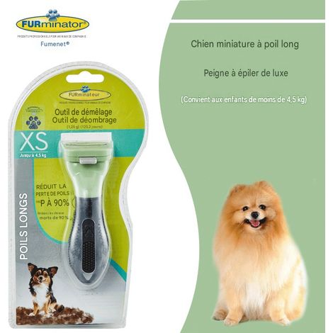 Furminator Étrille pour Chien Jouet Poil Long – Démêle les Nœuds et Élimine le Sous-Poil (1/5)