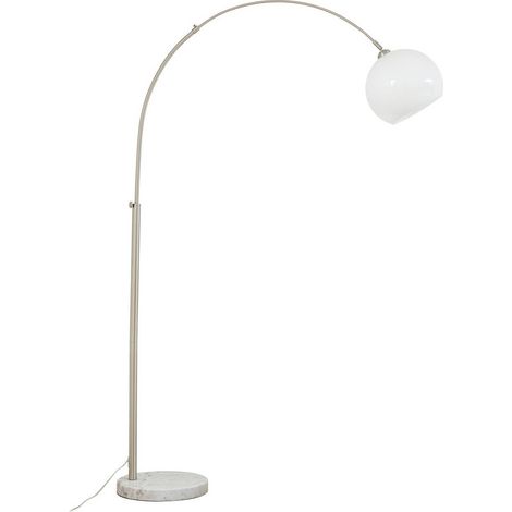 Stehlampe (Bogenleuchte) "Alverton" aus Metall für Wohnzimmer & Esszimmer von Lindby (1/5)