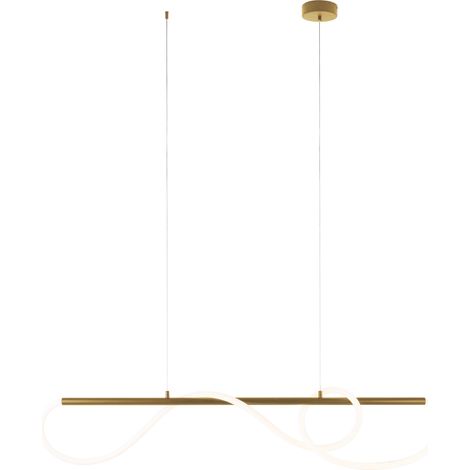 Lampada a sospensione moderna oro LED 30W Laguna Maxlight (1/2)