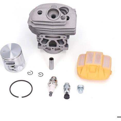 Kit cylindre-piston pour tronçonneuse - OKZ® - Compatibilité Husqvarna 555 560 562 XP - Cylindre 46mm - Piston x5