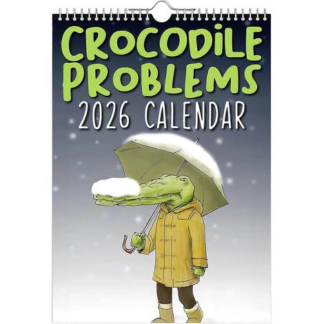 Calendario de pared 2026: diseño divertido y humorístico, regalo original para el hogar o la oficina. (1/5)