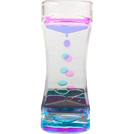 Minuterie De Goutte D'eau Flottante Pour Bulles De Sablier Deux Tons, Décorations Pour Bureaux à La Maison,Gestionnaire De Temps De Cuisson Bleu rose (1/4)