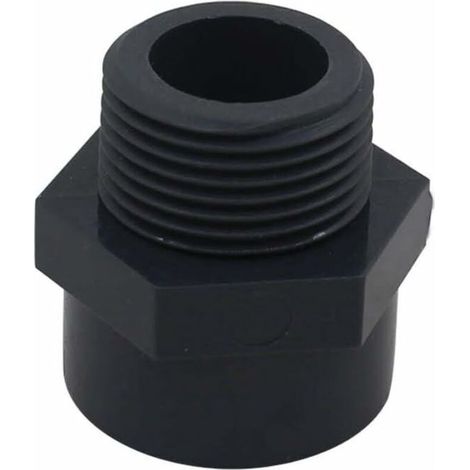 Extrémité filetée pvc mâle 20 25 32 40mm embout à vis de piscine raccord de joint en pvc manchon fileté en pvc (diamètre intérieur 32mm - filetage 1 )
