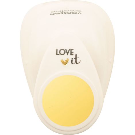 Vaessen Creative Love it Collection Perforatrice Cerchio, Fustellatrice per Carta, per Progetti Fai da te, Scrapbooking, DIY e Creazione di Biglietti (1/5)