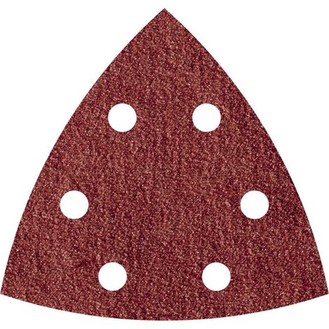Feuille De Ponçage Triangulaire Auto-adhésive Pour Bois/métal Gr240 95 Mm, 5 Unités (1/3)