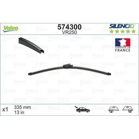 Balai d'essuie-glace Valeo 574300 SEAT 1K9955427 3R9955427 5J7955425 5P5955425A