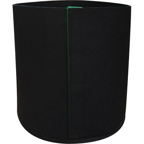 Sac de culture en feutre non tissé pour plantes, pot de culture pour pommes de terre et tomates, noir - 15 L (1/2)
