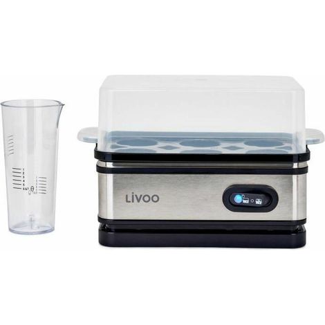 Livoo DOC290 Eierkocher Edelstahl 400 W 6 Eier