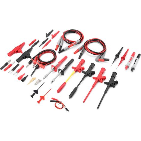 Kit de cordons de test pour multimètre P1600E 15 en 1, remplaçables et enfichables, avec connecteurs BNC (1/5)