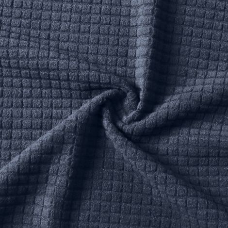 Weicher, rutschfester, waschbarer Stretch-Sofabezug aus Spandex für einen Sitzer im Wohnzimmer, ideal für Kinder und Haustiere (dunkelblau)