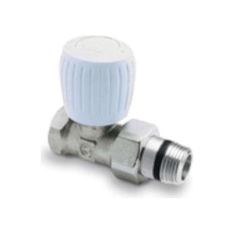 Valvola bitubo non termostatica diritta femmina 1/2" senza regolazione