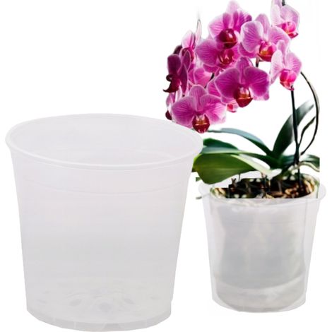 Pot de production en plastique pour orchidées 17 cm (1/2)