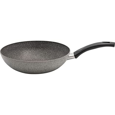 Wok Aku Cortina Granitium Grigio 28 cm Antiaderente