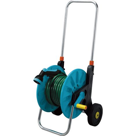 Varan Motors - SX-902-20 20 m Gartenschlauchaufroller auf R�dern, mobiler Schlauchwagen mit 5-fach Spr�hd�se und Zubeh�r