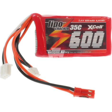 XCell LiPo Cracker 7,4 V/600 mAh 2S1P, 35C, BEC