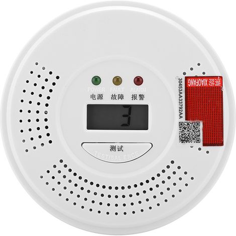 JKD-610 Weißes intelligentes Sprachalarmsystem für Kohlenmonoxid (CO) – Alarmgerät (1/5)