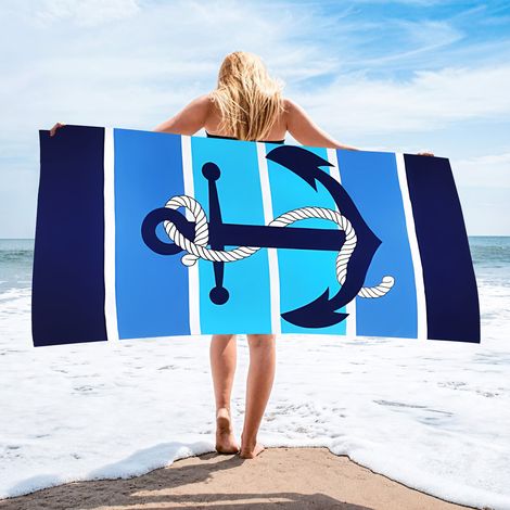 Strandtuch, ultrafeines, saugfähiges Strandtuch aus Fasern, bedrucktes Handtuch, Strandmatte