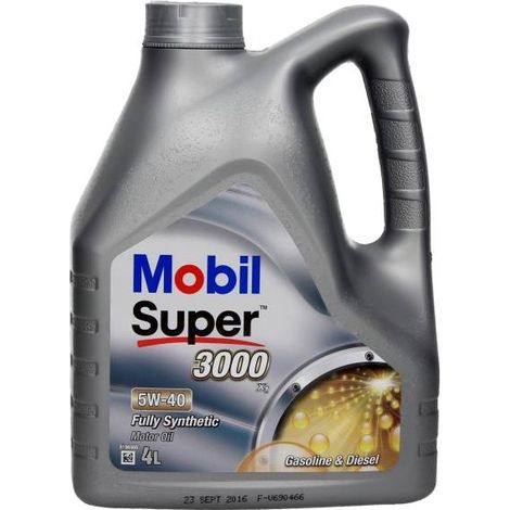 MOBIL SUPER ACEITE 5W40 4L 3000X1 SN / A3/B4 / 502.00 505.00 / 229.3 / A40 / B71 2296 / RN0710