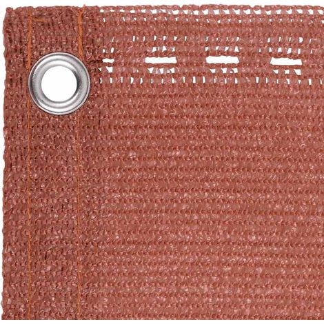 Schermo per balcone Paravento da Balcone Terracotta 75x500 cm in HDPE (1/5)