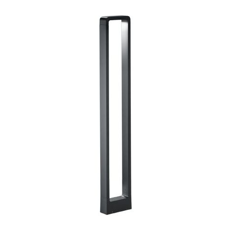 Lampione Esterno Giardino Led Palo Rettangolare Antracite H 100 Reno GD Trio (1/3)