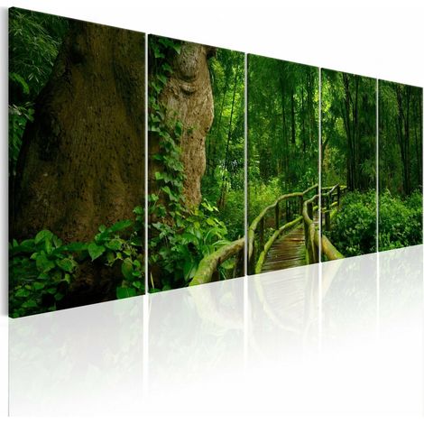 Tableau voyager dans l'inconnu - 225 x 90 cm (1/4)
