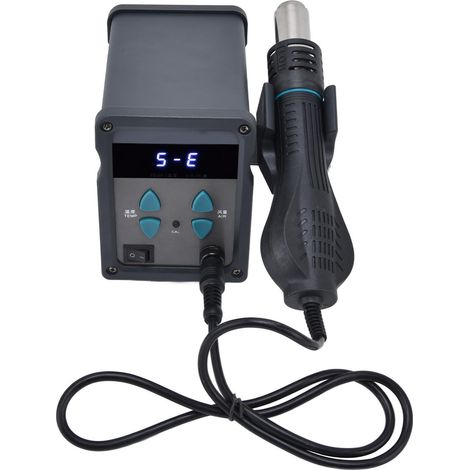 868D Druckluft-Lötstation mit Digitalanzeige, Elektronik-Entlöt- und Reparaturstations-Kit, 700 W, EU-Stecker, AC 220 V (1/5)