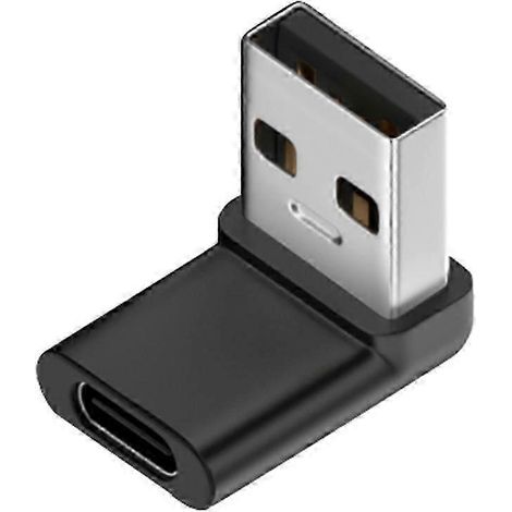 Adaptateur d'extension coudé à 90 degrés USB 3.0 mâle vers Type-C femelle USB C (1/5)