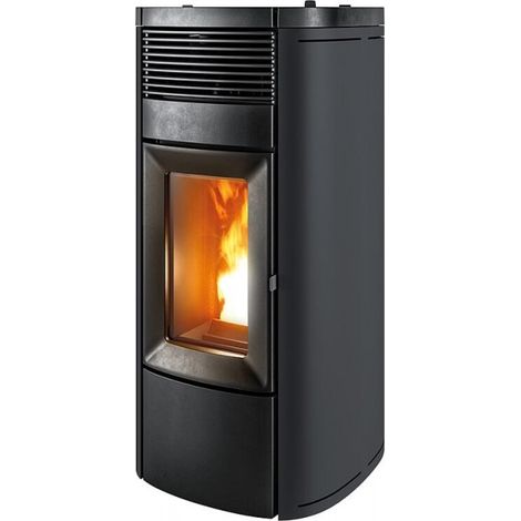MCZ Musa Air M3 Pelletofen 10 kW Pellet Ofen Pellets Holzpellets Kamin Metall Silber (1/5)