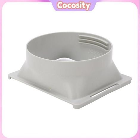 Adattatore per raccordo di scarico del condizionatore portatile da 5,9-6 pollici, raccordo da tubo quadrato a rotondo per tubo quadrato da 6 pollici (1/4)