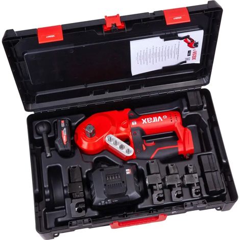 VIRAX MINISTEM BIEGEMASCHINE 18V 12-14-16-18MM KOMPAKTES und LEICHTES 18V Biegegerät 4,9 kg / 1x 2,0 Ah Akku + Ladegerät in Virabox - 251772 (1/5)