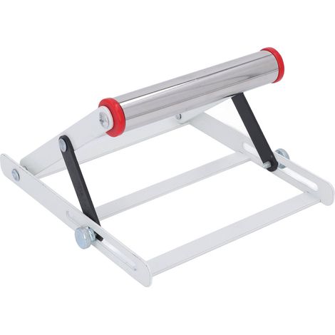 Soporte de mesa de acero inoxidable regulable en altura para máquinas de corte. (1/5)