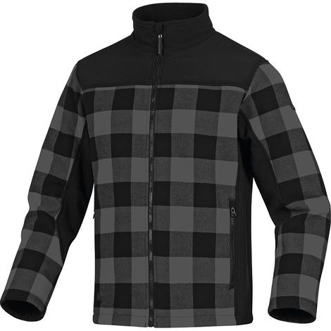 Veste Polaire Kodiak L Noir/gris Chaleur Et Confort Professionnel - Delta Plus