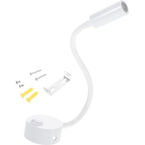 COLLBATH Lampe de Lecture LED 3w pour Chambre et Camping-car, Col (1/5)
