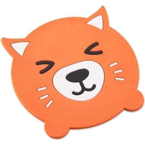 Napperon de Table - SET DE TABLE - Modèle 05 - Silicone - Animal Cartoon - Rond