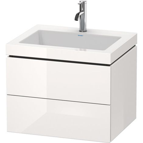 Duravit L-Cube c-bonded Ensemble suspendu, 2 tiroirs, sans (1/3)