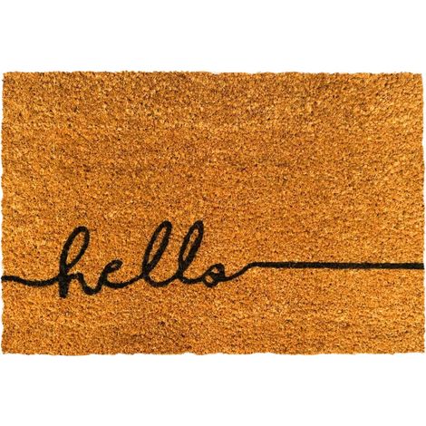 Coir Welcome Doormat, Non-Slip, 60x40 cm (1/5)