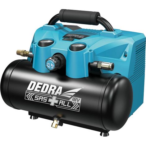 Dedra DED7077V compresor de aire negro 6 litros
