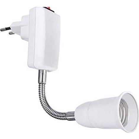 Douille E27 avec Interrupteur sans Fil, Flexible pour Lampe de Cuisine (1/4)