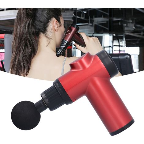 Elektrische Vibrationspistole für Faszien, Fitness, Training und Muskelentspannung, USB-wiederaufladbares Meridian-Massagegerät, kleines tragbares Massagegerät (1/5)