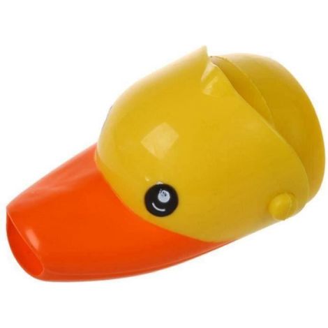 Robinet De Rallonge - Pour Lavabo - Adaptateur Pour Enfants - Jaune - 1 Pièce (1/4)