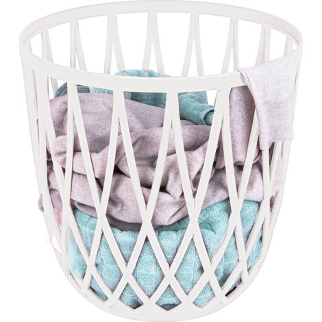 Panier à linge et tabouret de salle de bains OMIO (1/2)