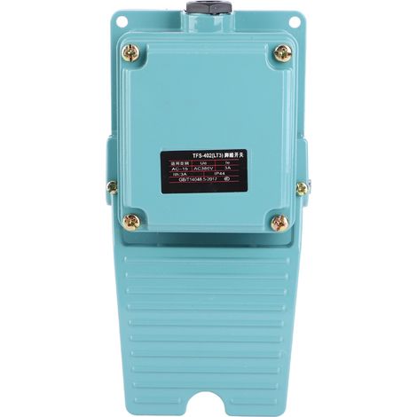 Interrupteur à pédale momentané en aluminium antidérapant 250 V CA 3 A 1 NO 1 NF TFS-402 (1/5)