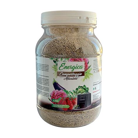 ATTIVATORE COMPOSTAGGIO ENERGICA - KG 2,5- 4 pezzi