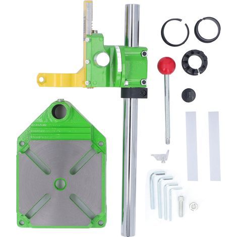 Stand for pillar drill, 60 mm stroke, 90-degree rotating floor table for 38-43 mm drill bits (1/5)
