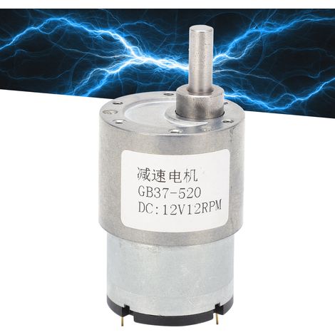 GB37-520 Gleichstrom-Getriebemotor, 12 V Gleichstrom, 12 U/min (1/5)