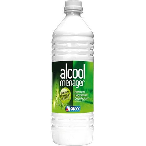 Alcool Ménager Parfume Bouteille 1 Litre Pomme Verte - Onyx (1/4)