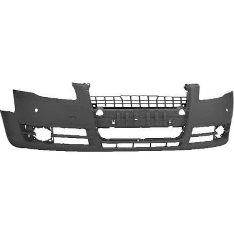 Pare-choc avant à peindre avec trous radars Audi A4 3 B7 2004-2007